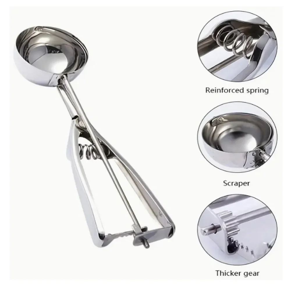 Ice Cream Scooper 18/19 Stainless Steel 5 cm NEW